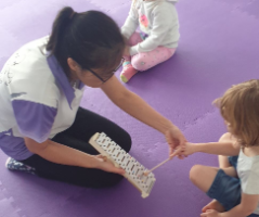 Preschooler Plays Glockenspiel